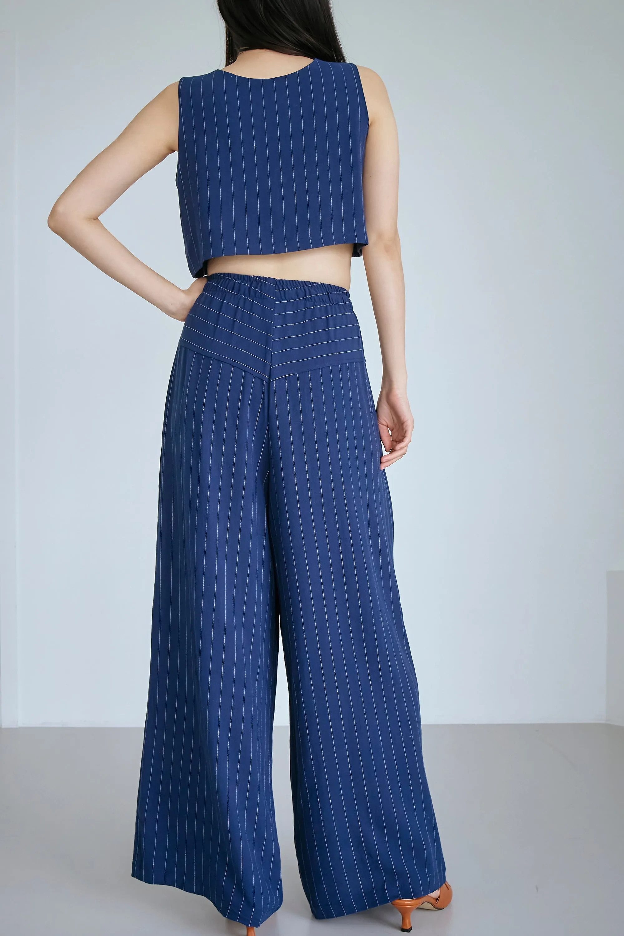 Yve Striped Linen Pants sold by storets product image thumbnail 5