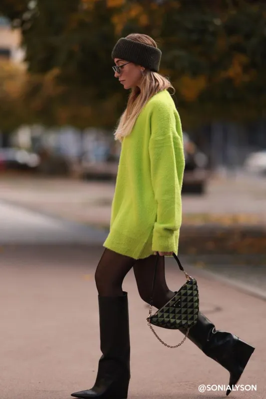 Andy Fuzzy Sweater/Dress sold by storets