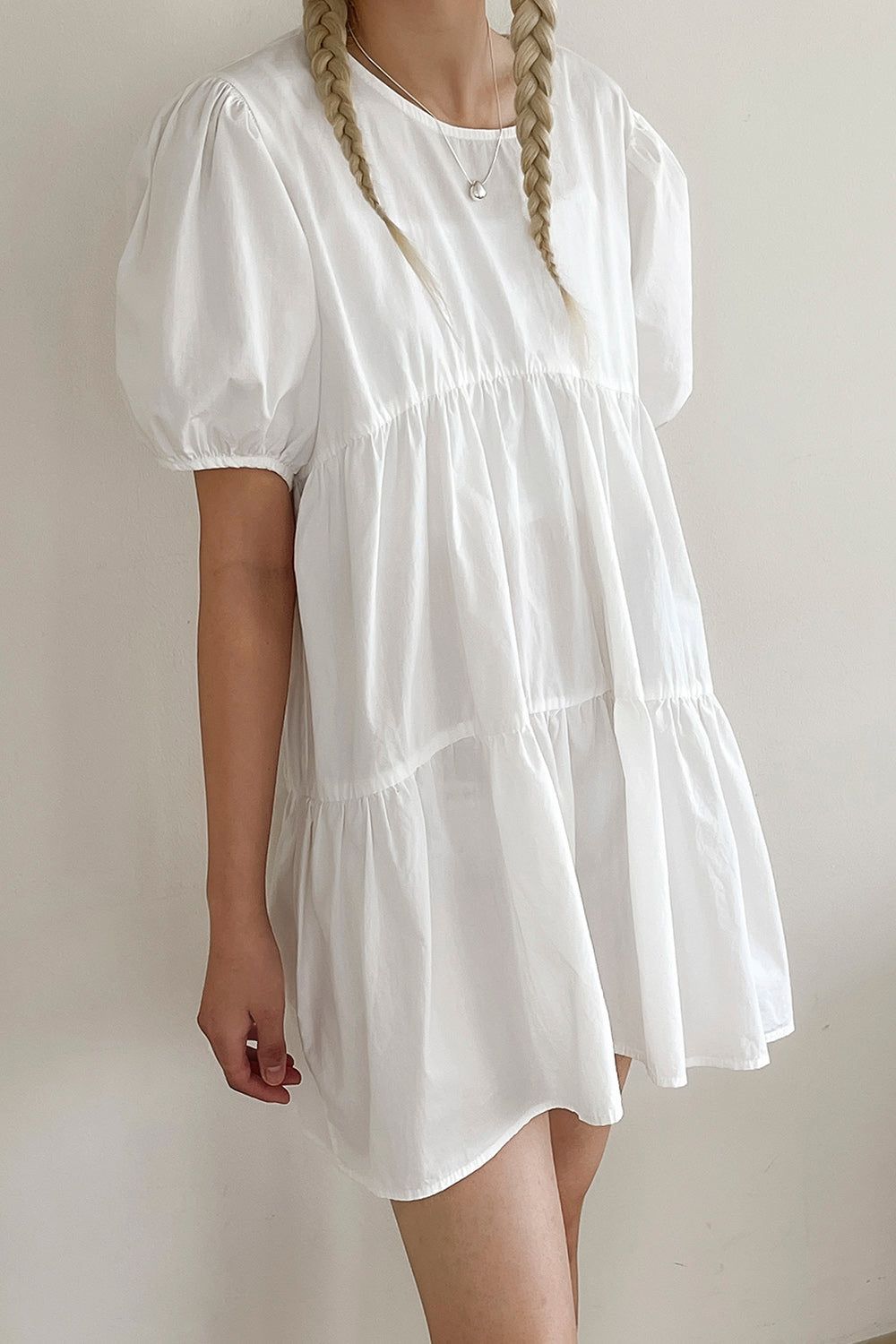 Amelia Tiered Mini Dress sold by storets product image thumbnail 3