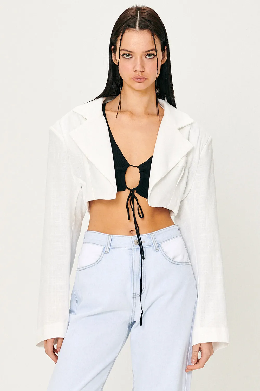 Jennifer Cropped Jacket sold by storets product image thumbnail 3