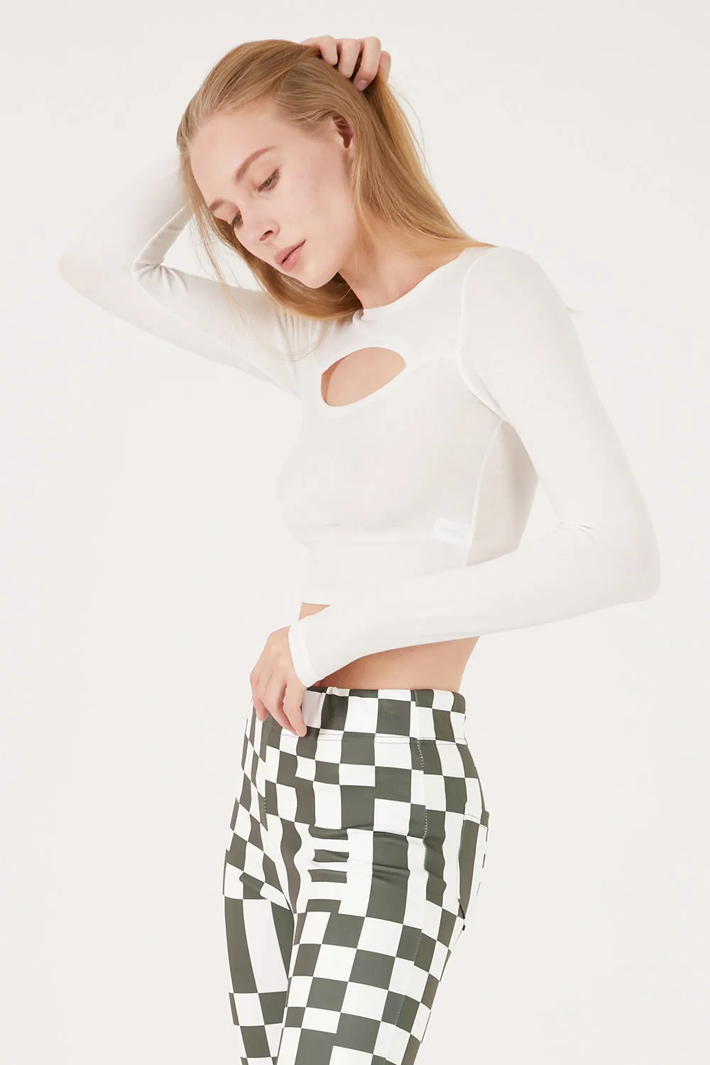 Shelly Cut Out Cropped Top sold by storets product image thumbnail 2
