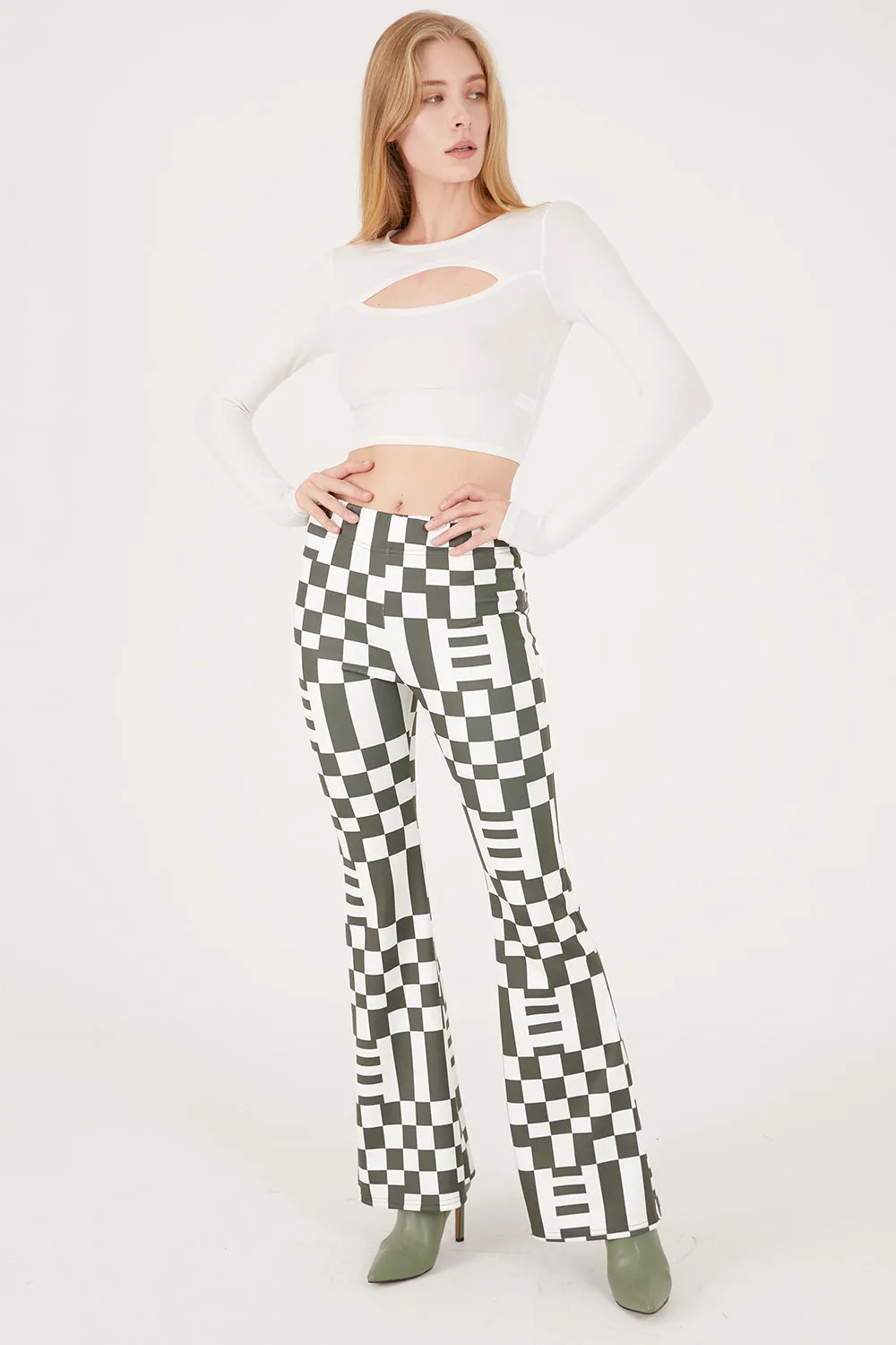 Shelly Cut Out Cropped Top sold by storets product image thumbnail 4