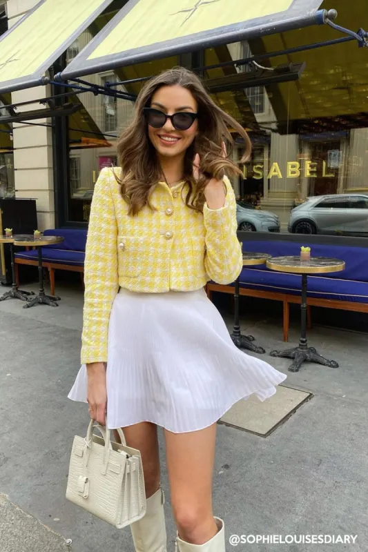 Alyssa Pleated Skort sold by storets