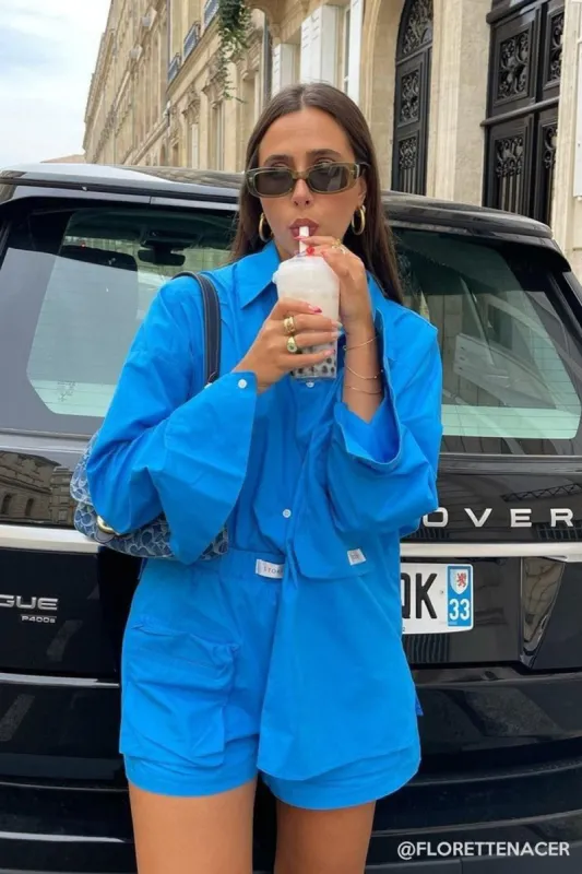 Tyra Oversized Utility Shirt sold by storets