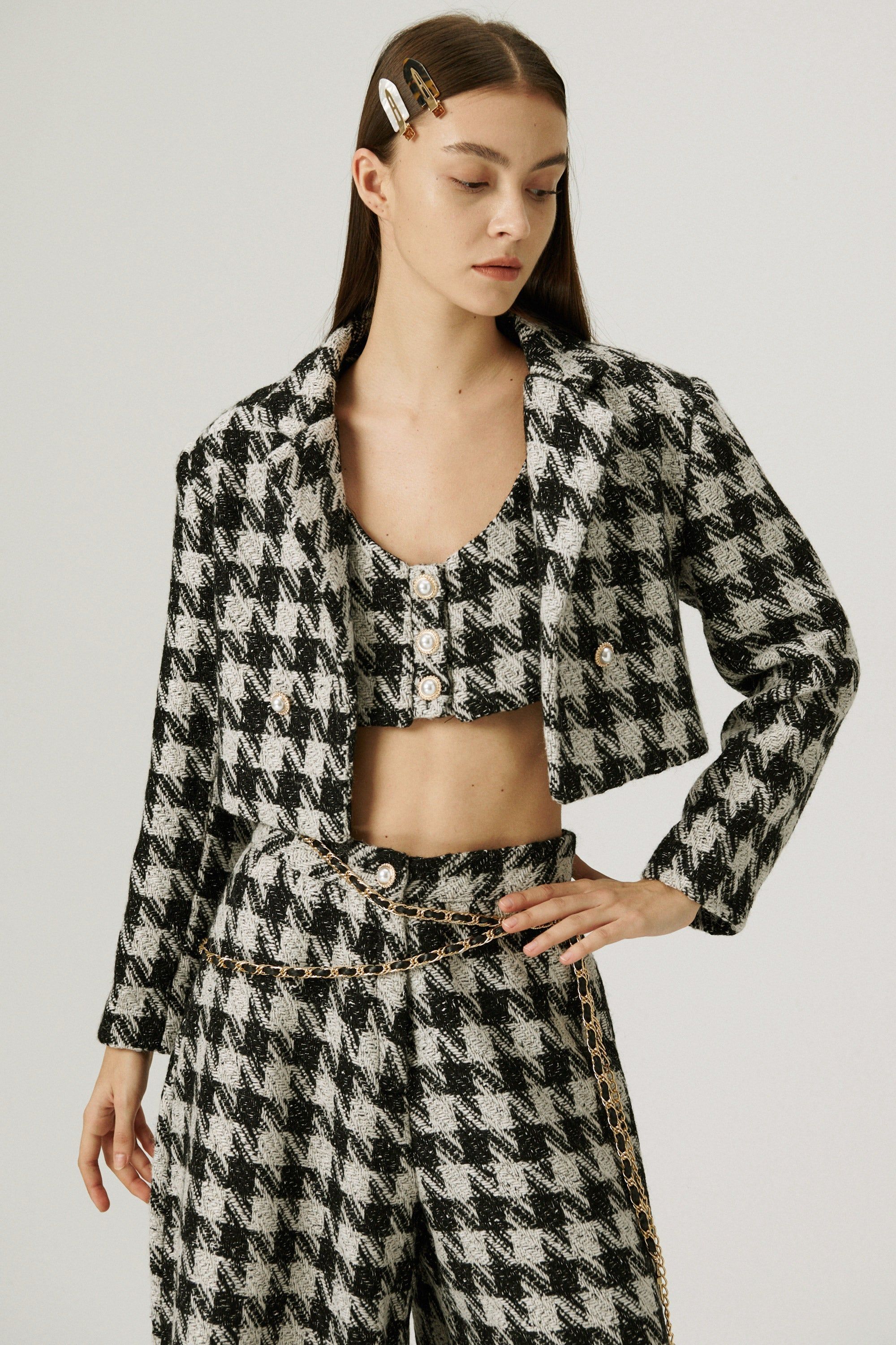 Milla Tweed Crop Jacket sold by storets product image thumbnail 5