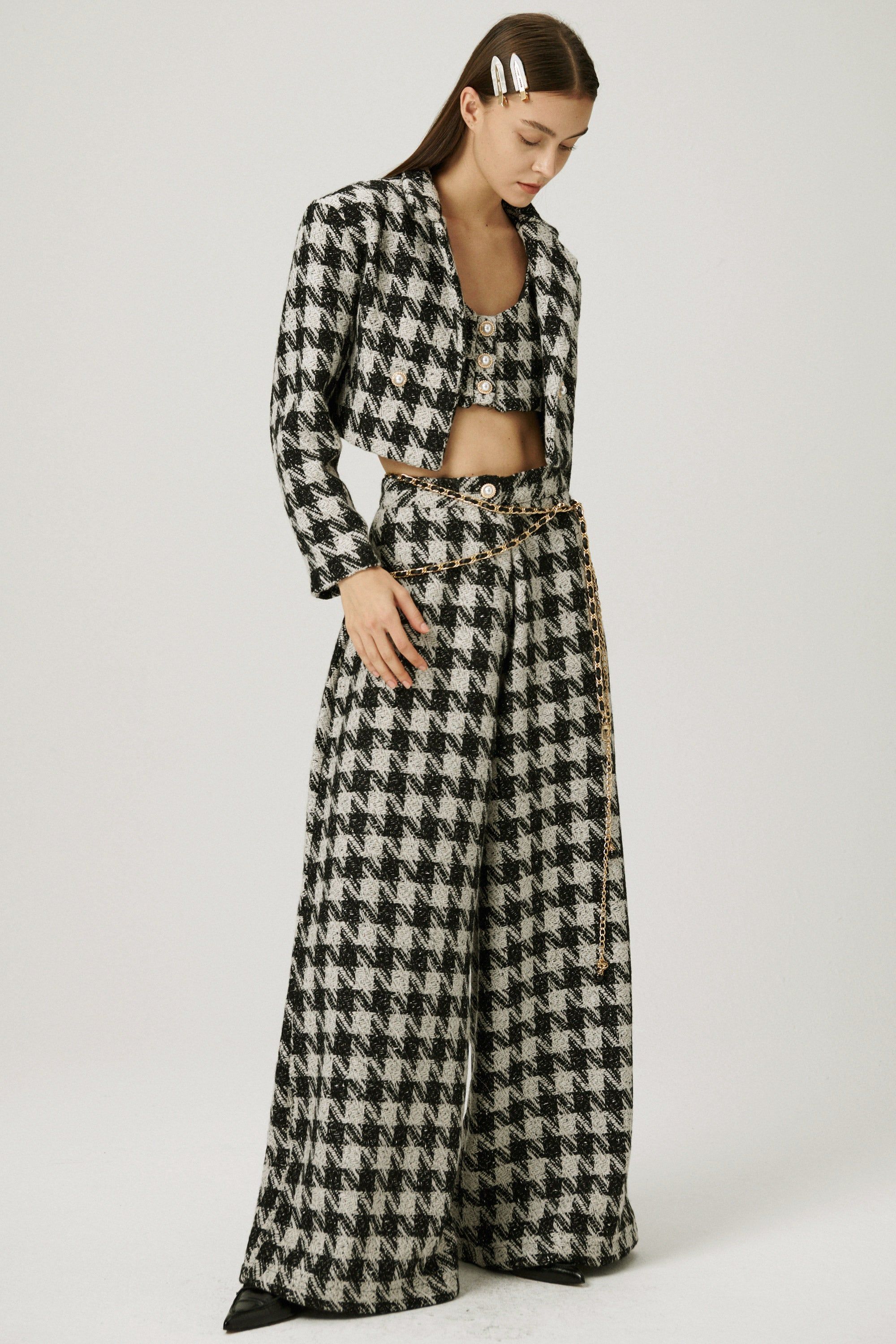 Milla Tweed Crop Jacket sold by storets product image thumbnail 6