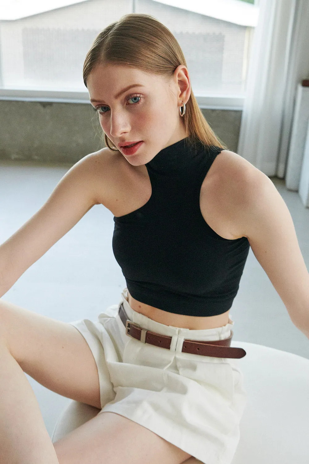 Aerynn Asymmetric Cutout Top sold by storets product image thumbnail 2