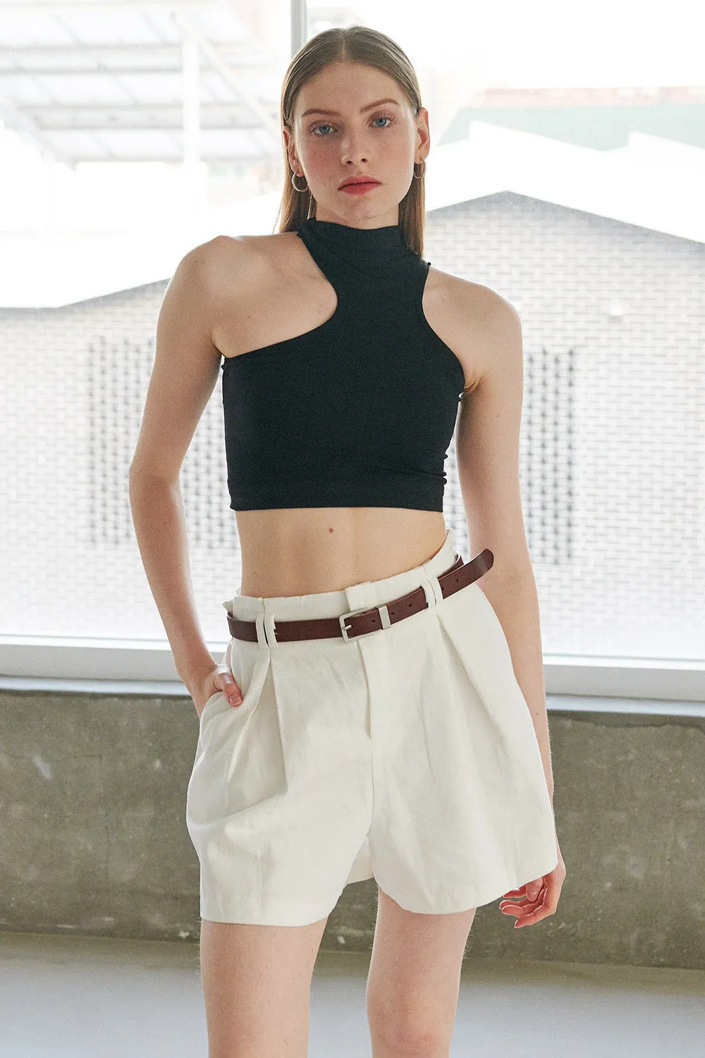Aerynn Asymmetric Cutout Top sold by storets product image thumbnail 4