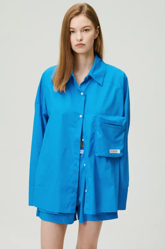 Tyra Oversized Utility Shirt sold by storets