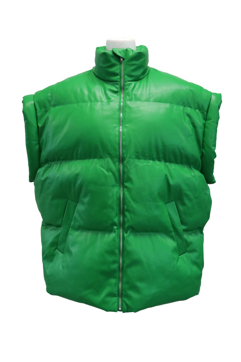 Destiny Pleather Puffer Vest sold by storets product image thumbnail 5