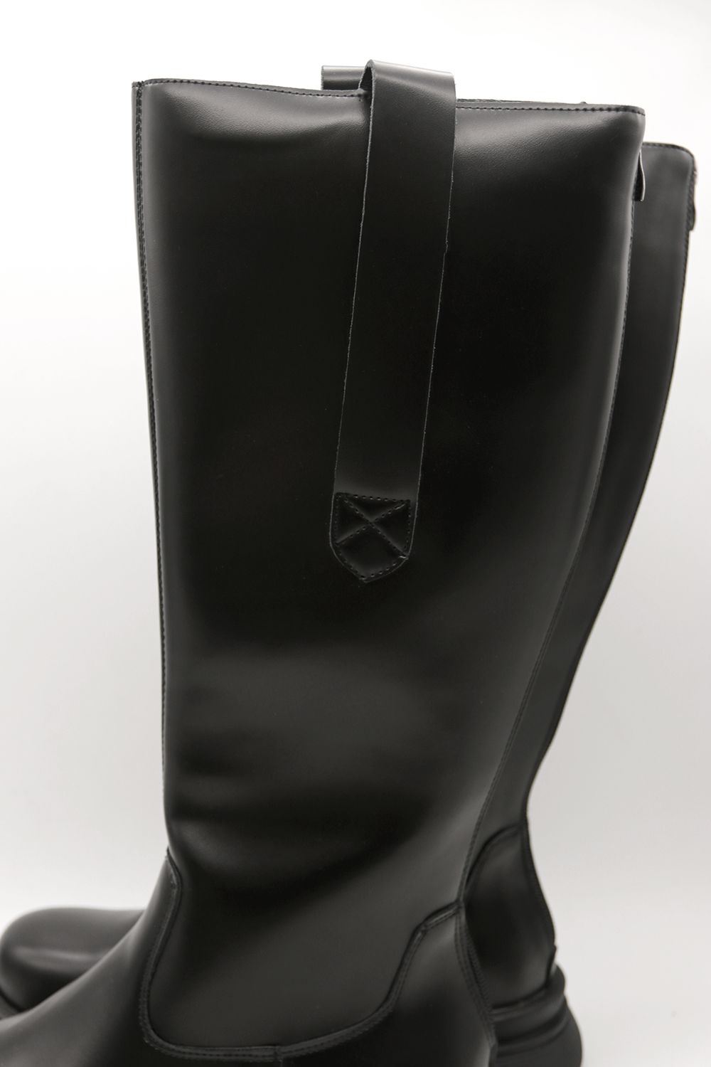 Wanda Zip-up Knee Pleather Knee Boots sold by storets product image thumbnail 10