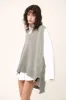 Lyla Oversized Knit Vest sold by storets