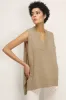 Lyla Oversized Knit Vest sold by storets
