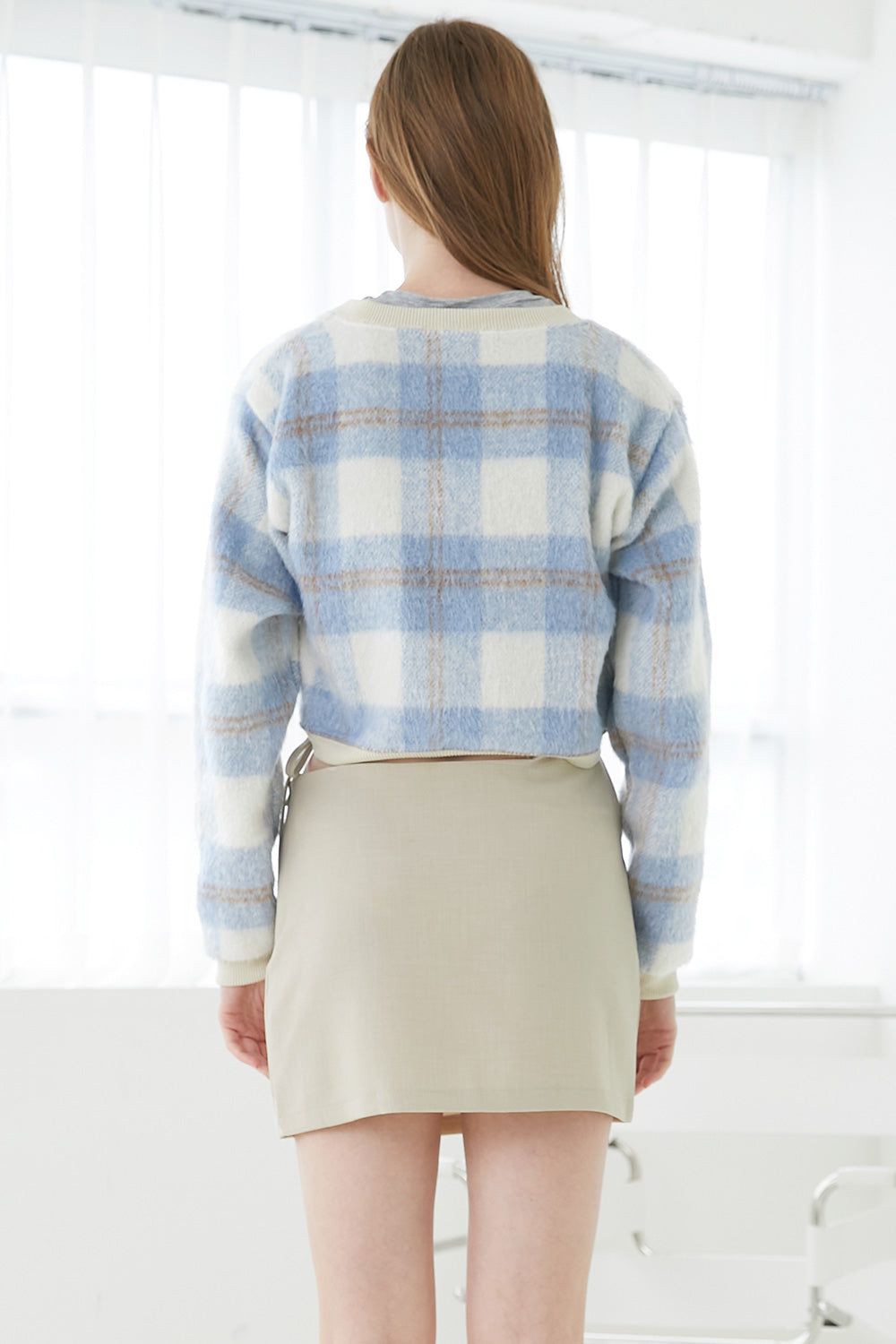 Lydia Boucle Jacket in Plaid sold by storets product image thumbnail 8