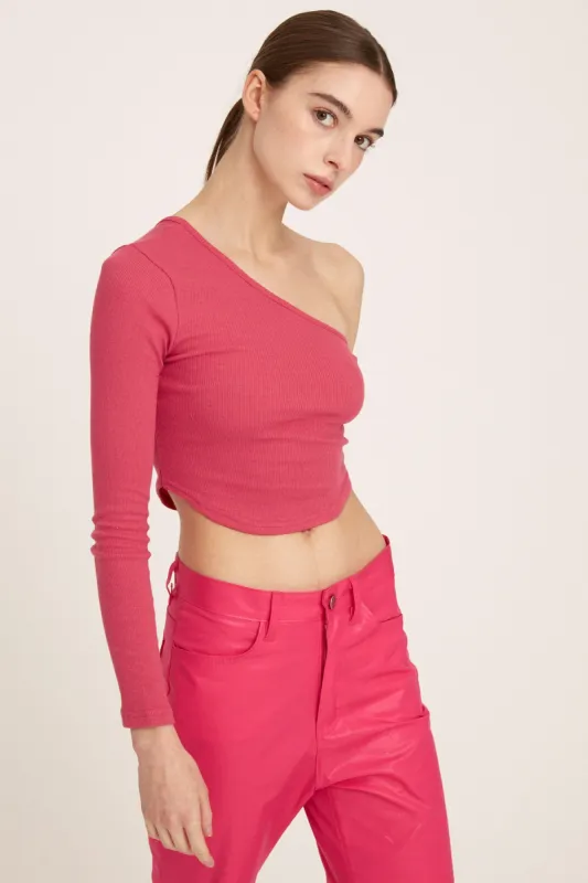 Zenia Oneshoulder Top sold by storets
