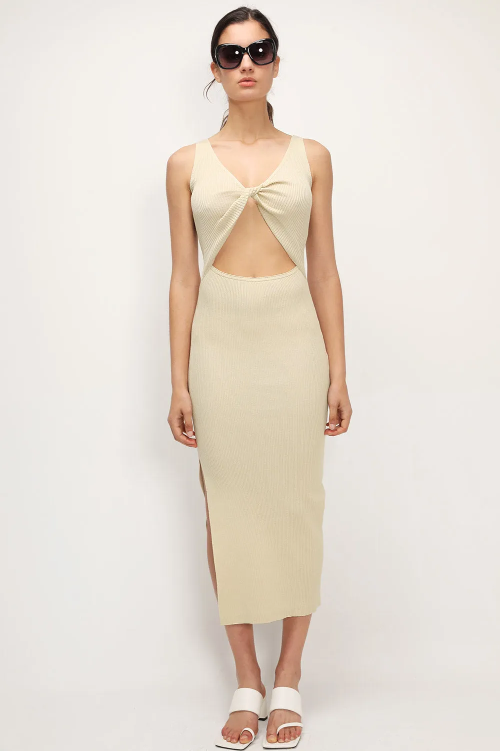 Kailey Ribbed Cutout Dress sold by storets product image thumbnail 3