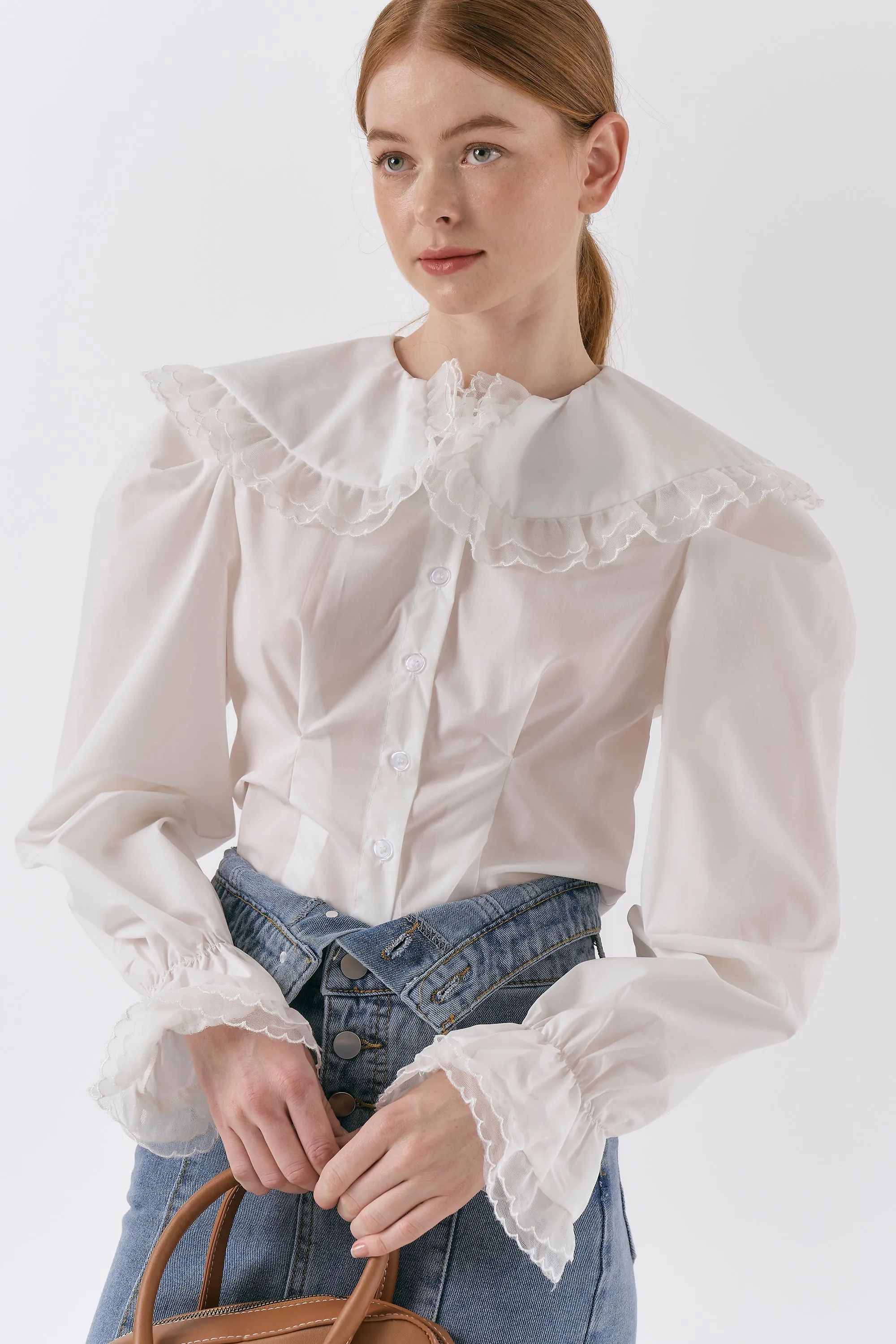 Evelyn Lapel Blouse sold by storets product image thumbnail 2