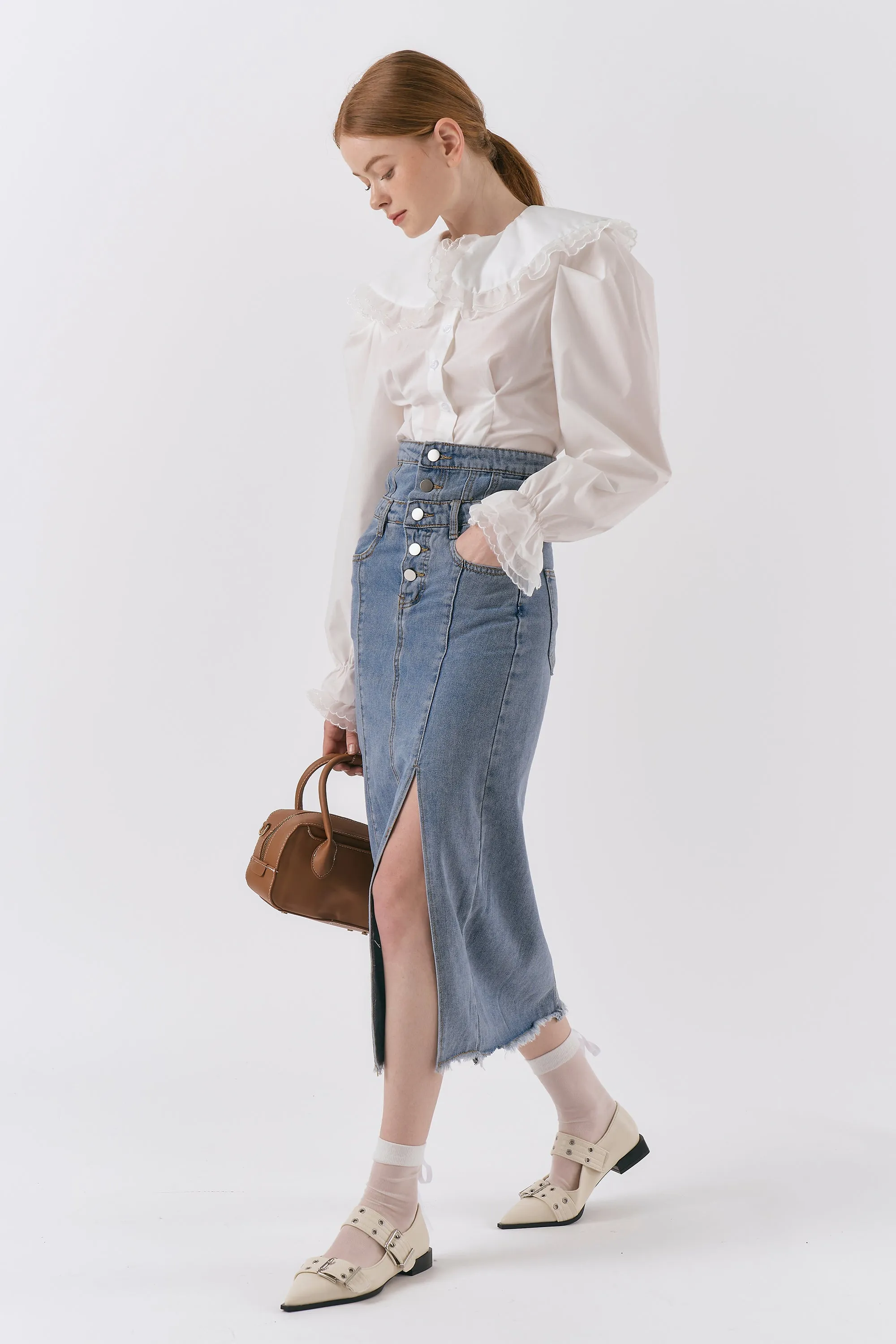 Evelyn Lapel Blouse sold by storets product image thumbnail 4