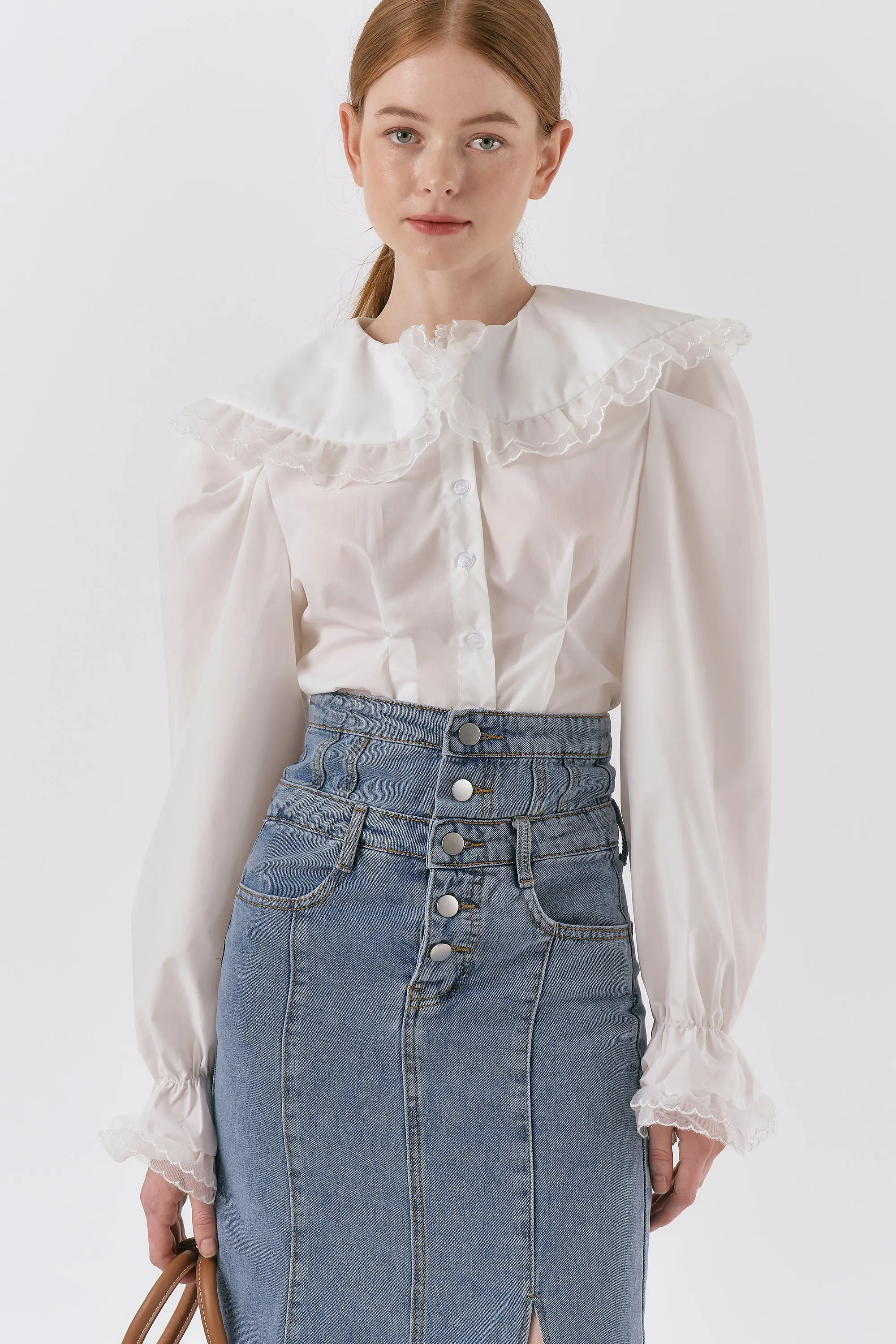 Evelyn Lapel Blouse sold by storets product image thumbnail 3