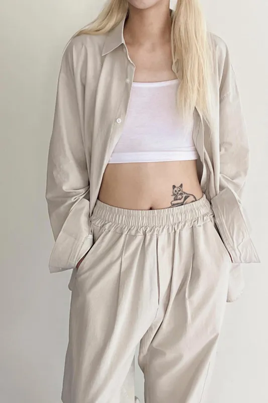 Mila Oversized Shirt sold by storets