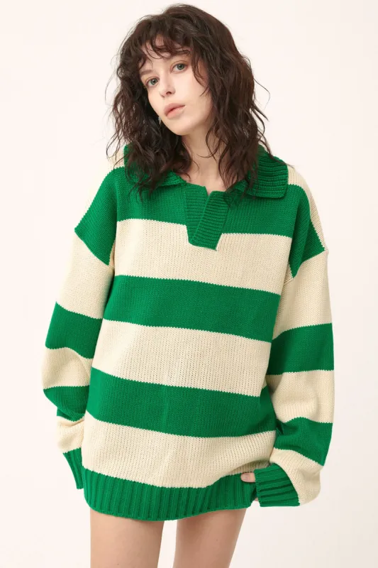 Blake Oversized Varsity Sweater sold by storets