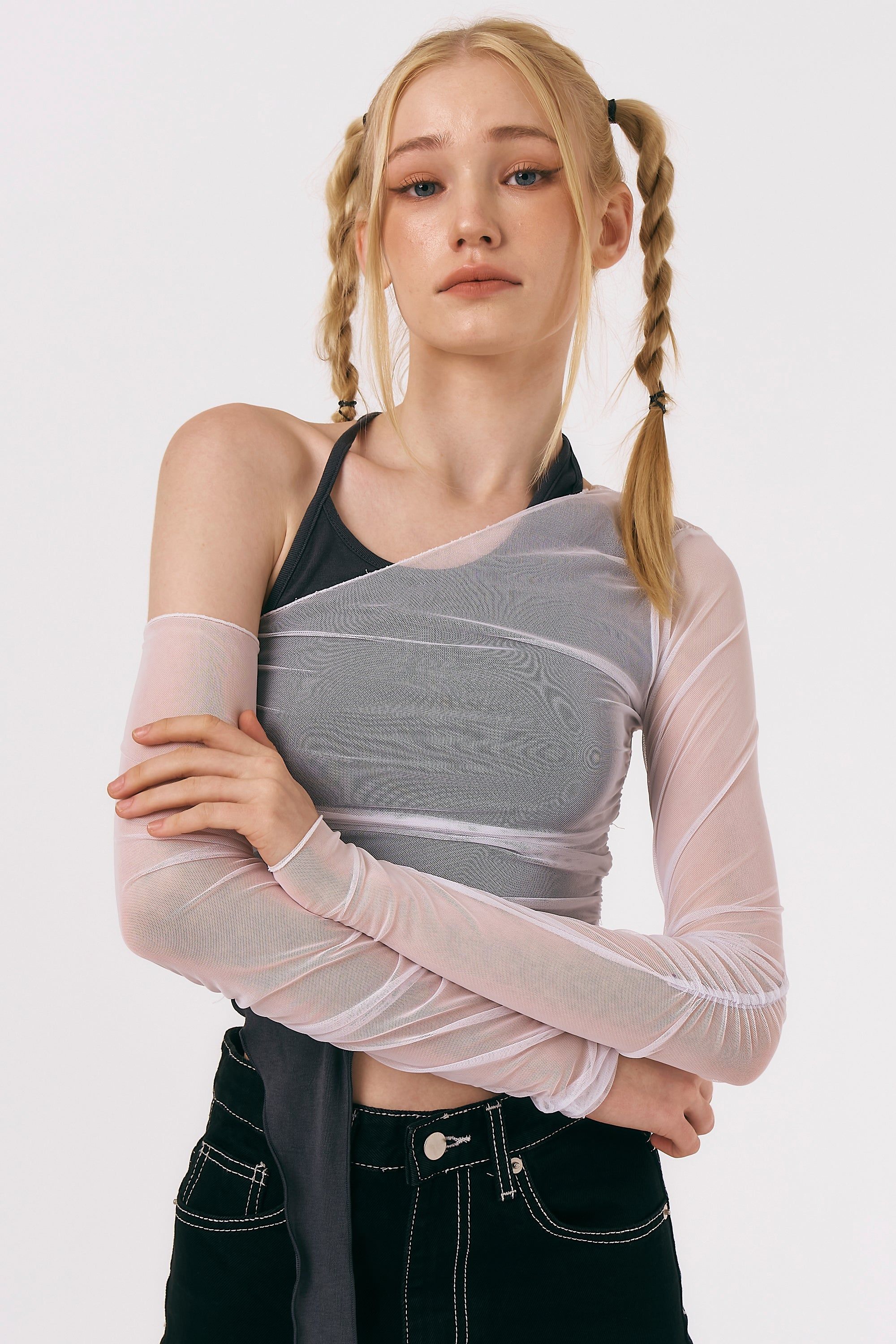 Liv Sheer Mesh Top sold by storets product image thumbnail 7