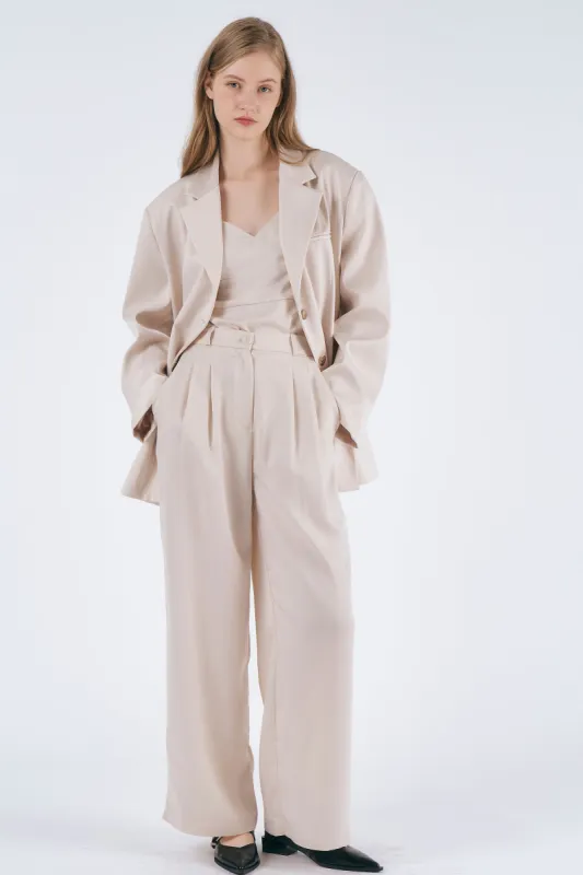 Mia Wide Leg Satin Pants sold by storets