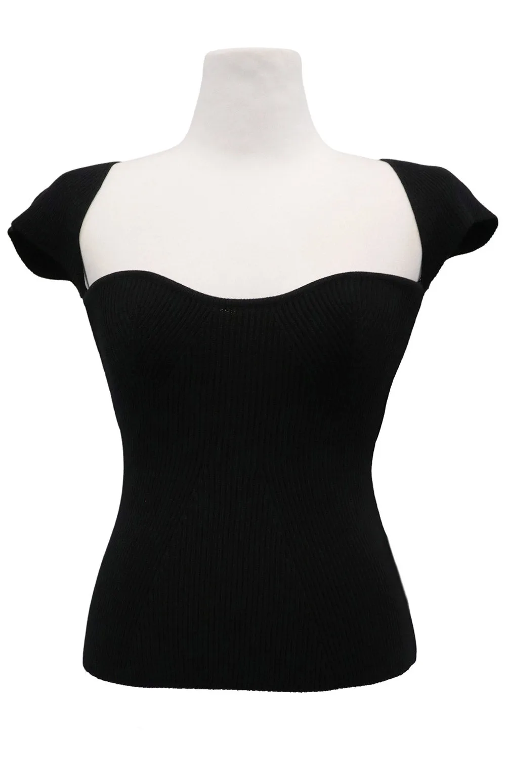 Francesca Ribbed Bustier Top sold by storets product image thumbnail 3