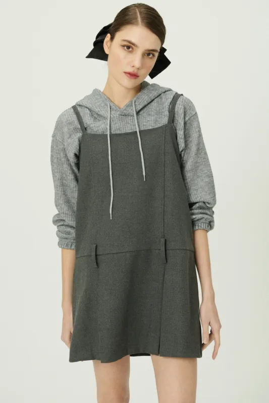 Daisy Loop Pleated Mini Dress sold by storets