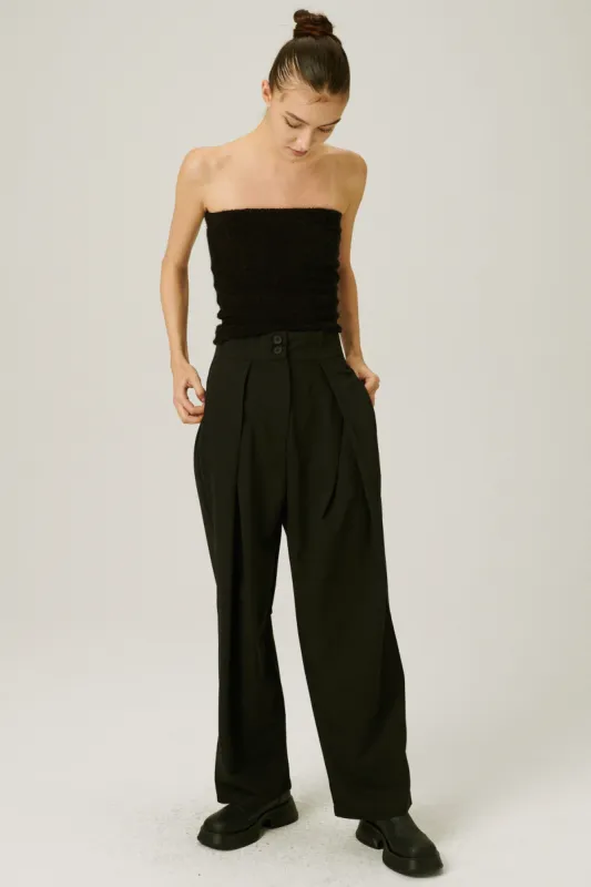 Lyla Highwaisted Tux Pants sold by storets