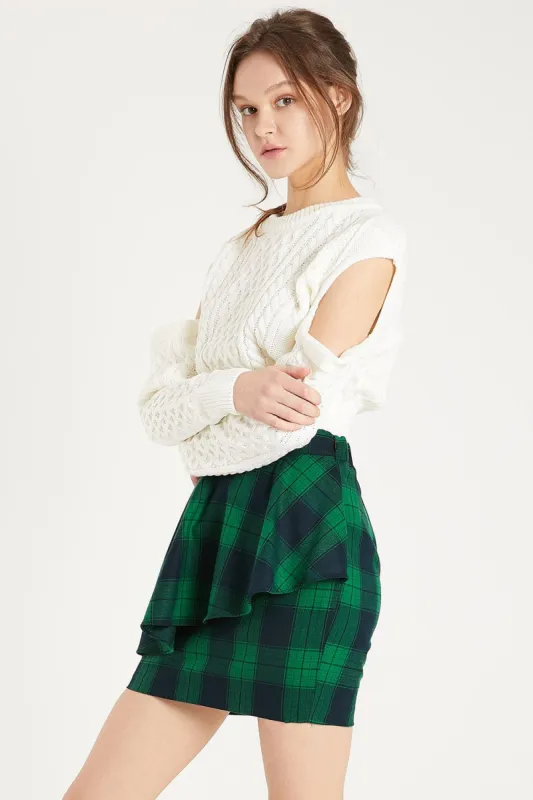 Cali Cold Shoulder Knit Sweater sold by storets