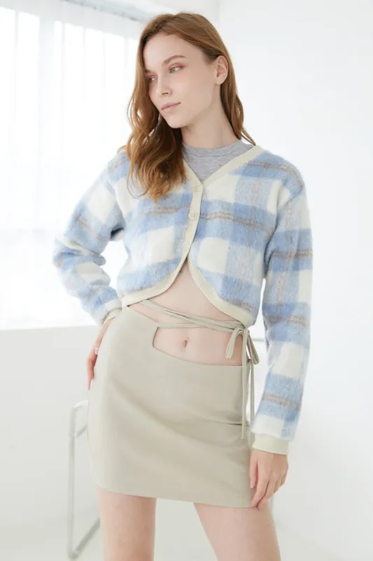 Lydia Boucle Jacket in Plaid sold by storets