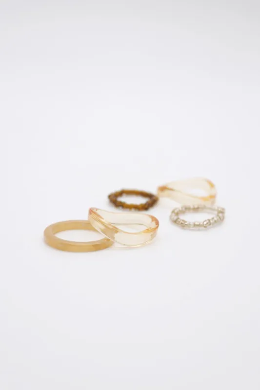 Jewel 5-Piece Ring Set sold by storets