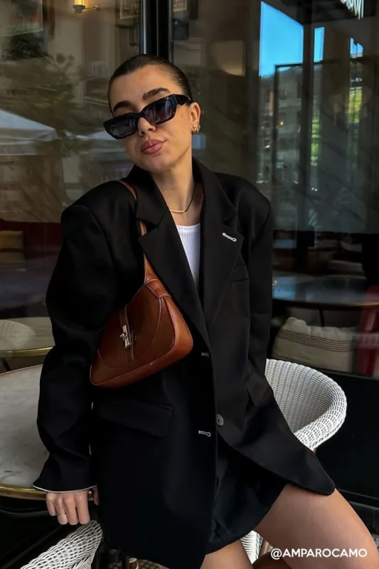 Megan Oversized Daddy Blazer sold by storets