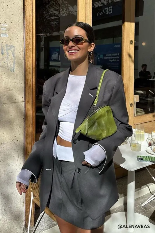 Megan Oversized Daddy Blazer sold by storets