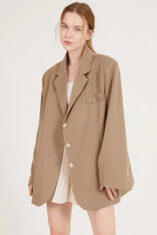Joan Padded Oversize Jacket sold by storets
