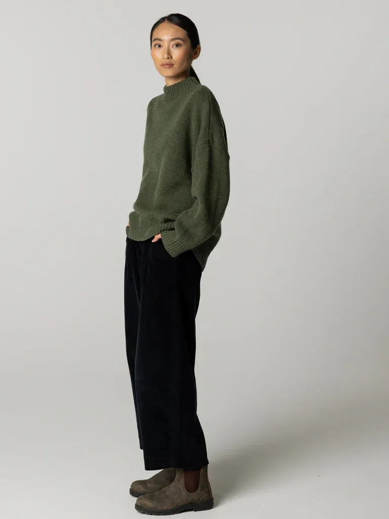 Finisterre Eyre Crew Jumper-Olive sold by Storm product image thumbnail 3