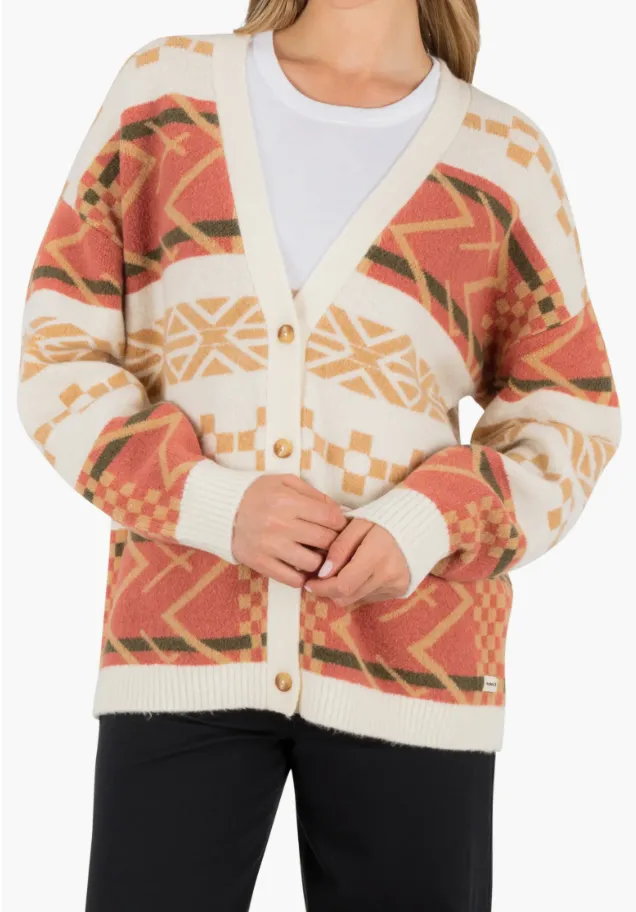 Hurley Jackson Cardigan-Tofu sold by Storm