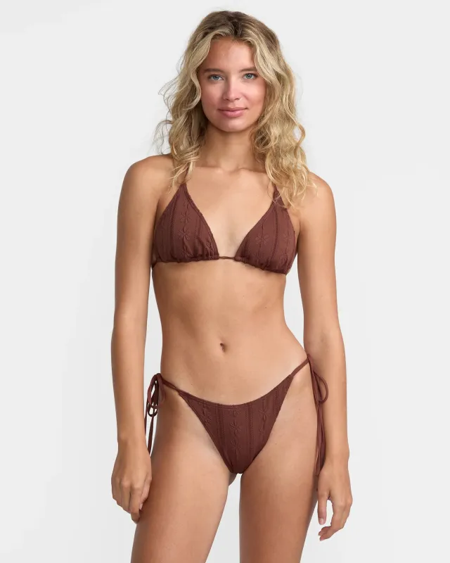 RVCA Sweetness Halter Bikini Set - Mocha sold by Storm