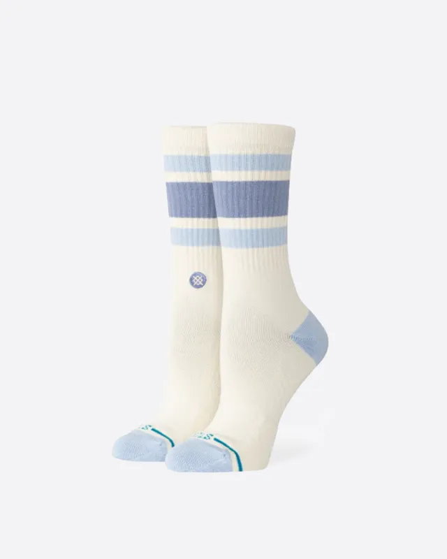 Stance Womens Boyd Crew Sock - Periwinkle made by Stance