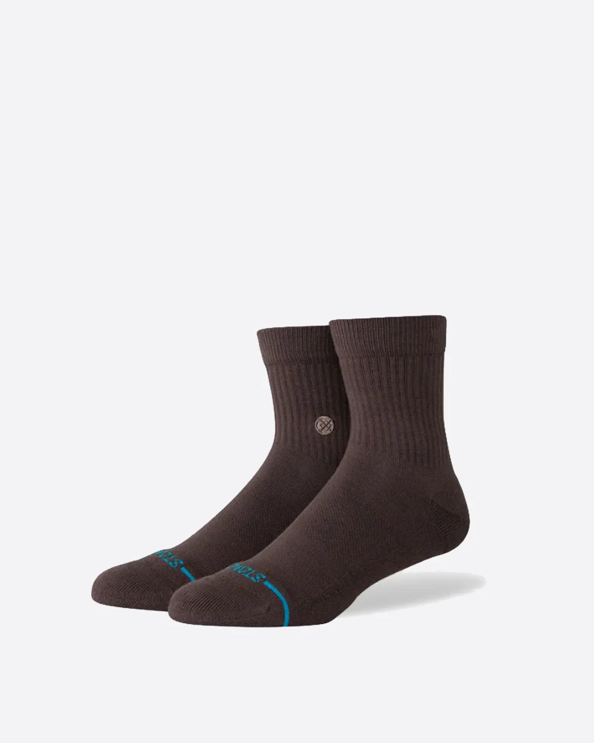 Stance Icon Quarter Socks - Dark Brown sold by Storm