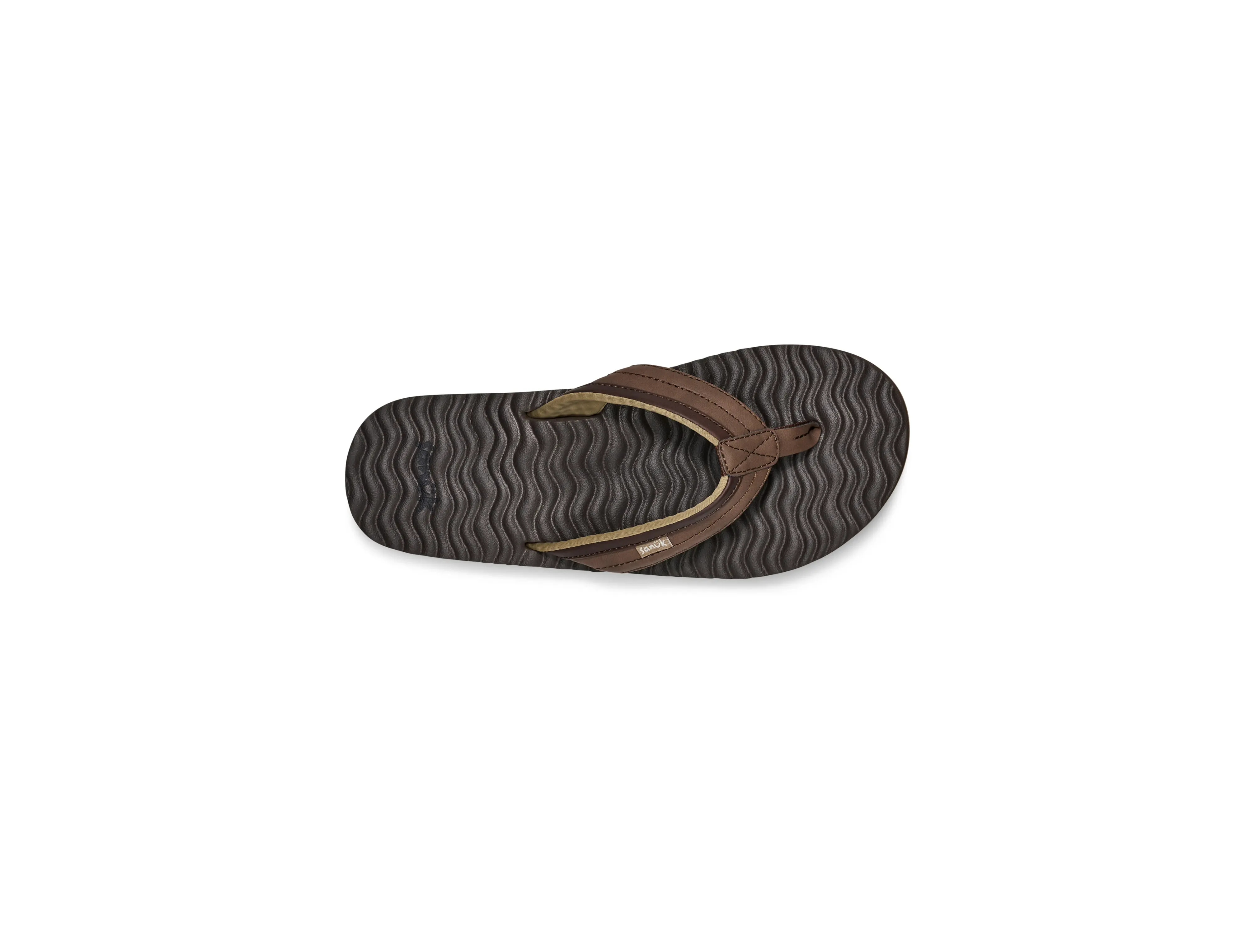 Sanuk Mens Ziggy Plush Sandal - Brown sold by Storm product image thumbnail 3
