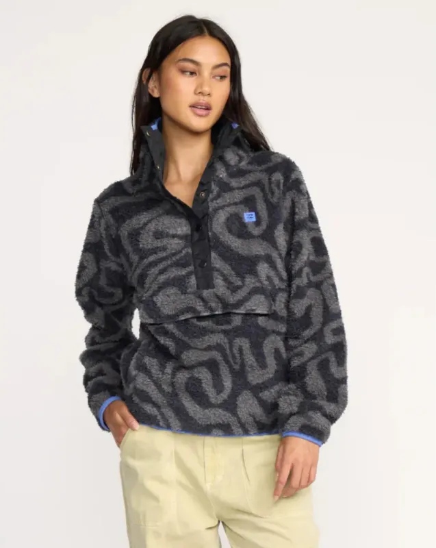 Billabong Switchback Fleece - Blasted Blue sold by Storm