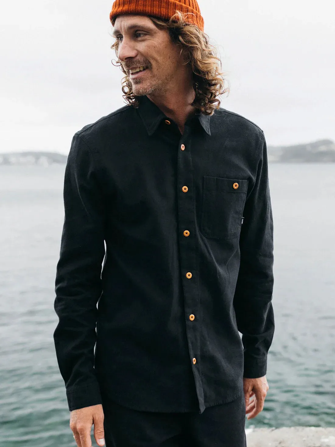 Finisterre Gylly Shirt - Black sold by Storm product image thumbnail 2