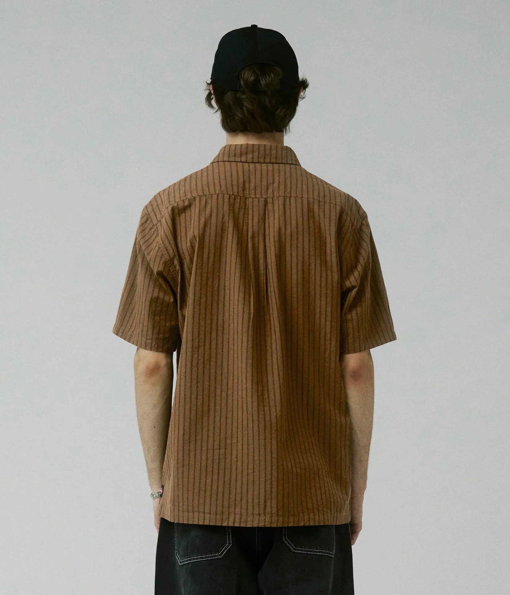 Former Reynolds Stripe S/S Shirt - Bark sold by Storm product image thumbnail 3