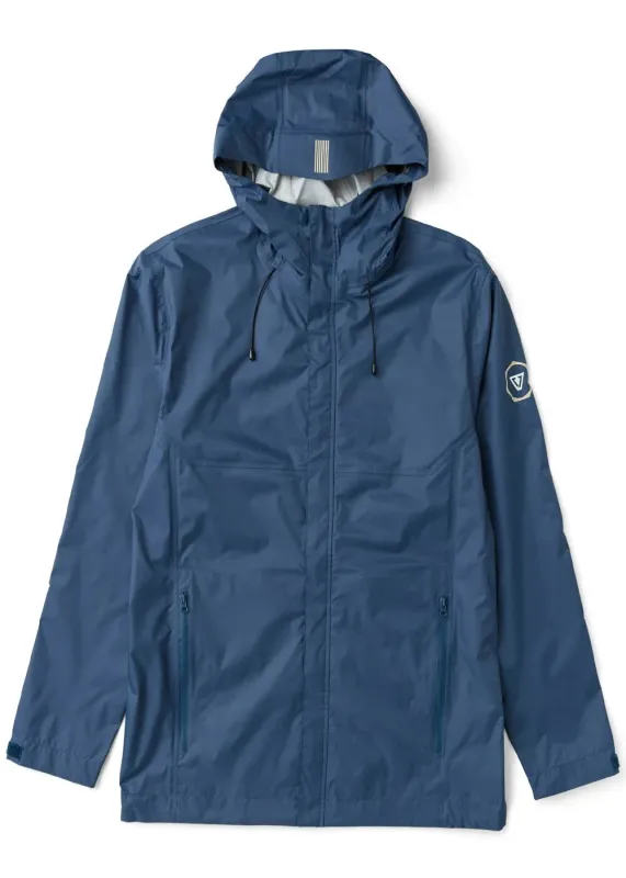 Vissla Noreaster 5k Rain Jacket - Dark Denim made by VISSLA