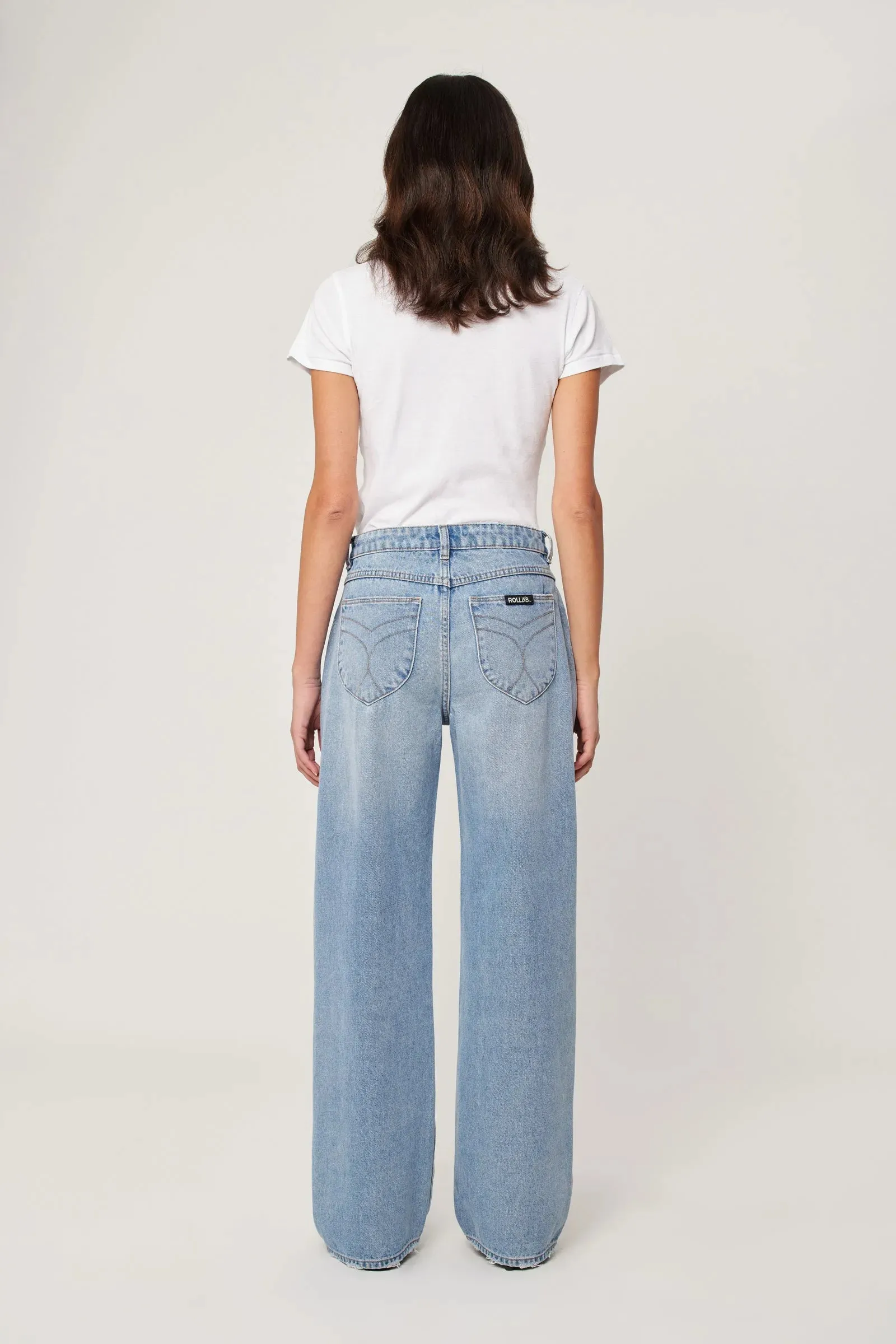 Rollas Kate Baggy 90's Blue Denim sold by Storm product image thumbnail 3