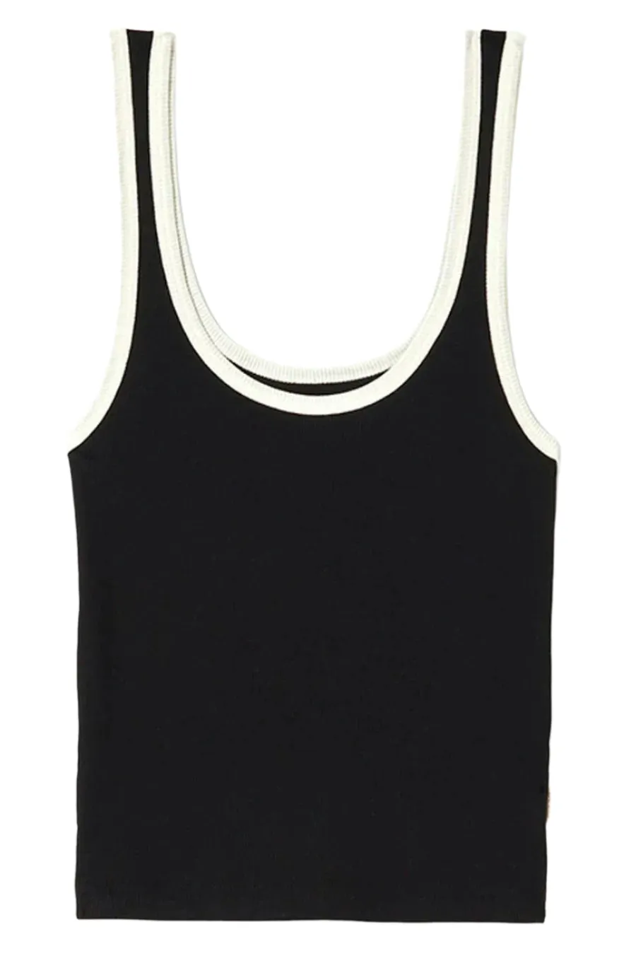 Brixton Ringer Organic A-Tank - Black/Off White sold by Storm product image thumbnail 3