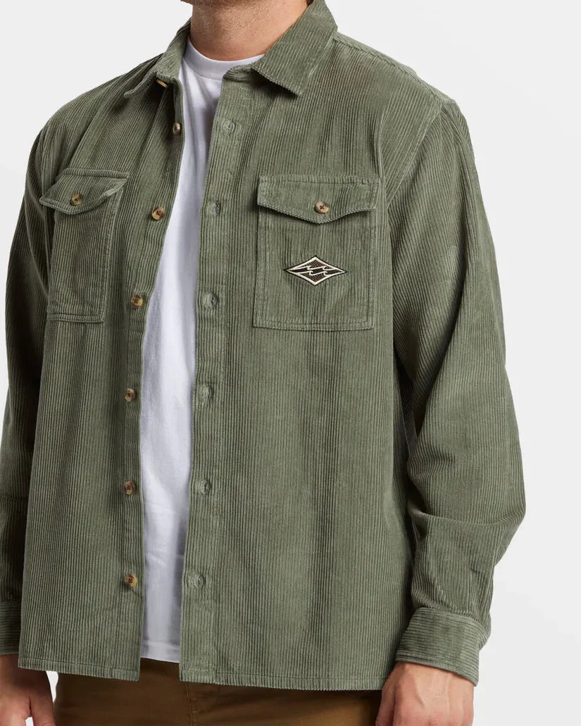 Mens Billabong Bong Days L/S Cord Shirt sold by Storm product image thumbnail 4