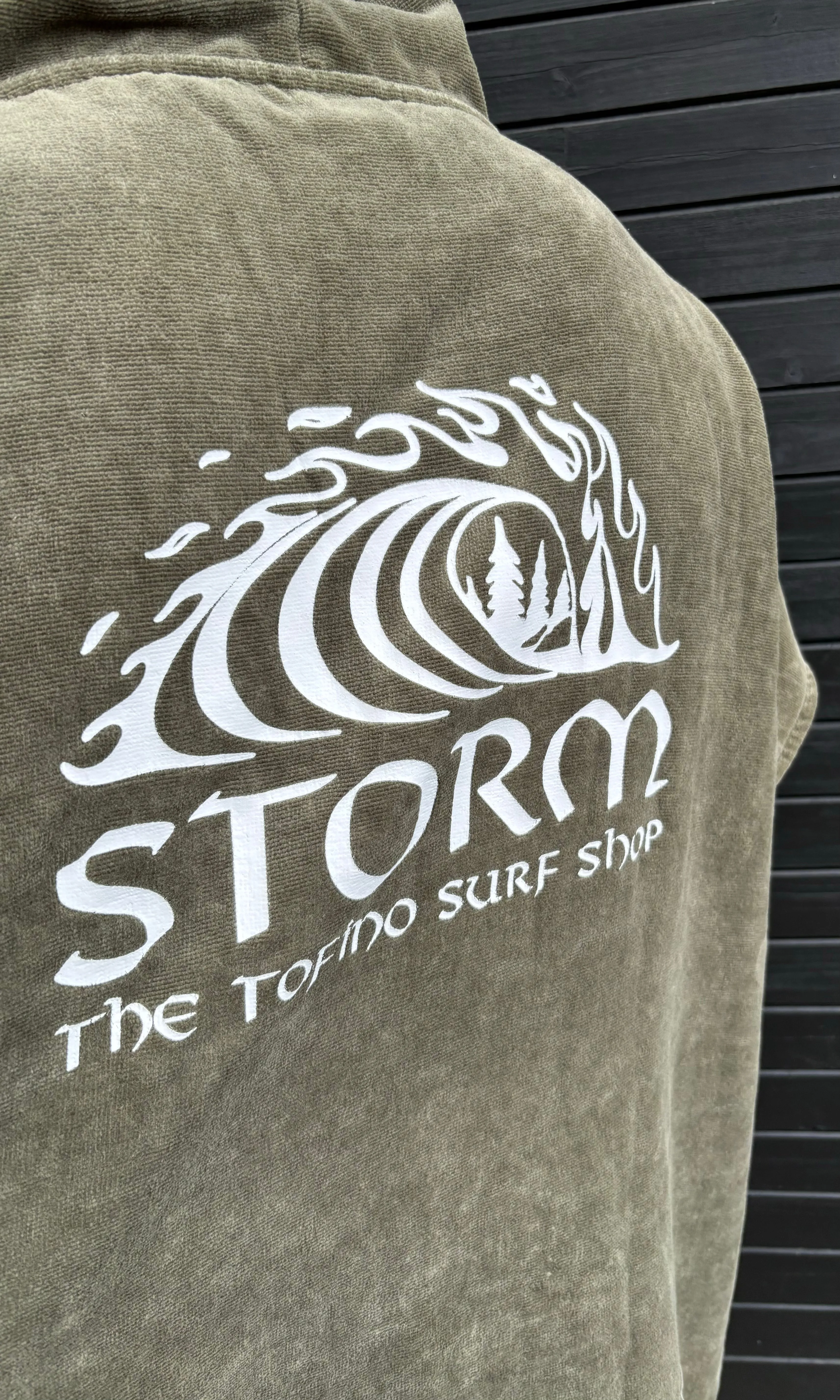 Storm x Slow Tide Poncho - Green sold by Storm product image thumbnail 4